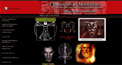 Desktop Screenshot of instituteofmetaphysics.com